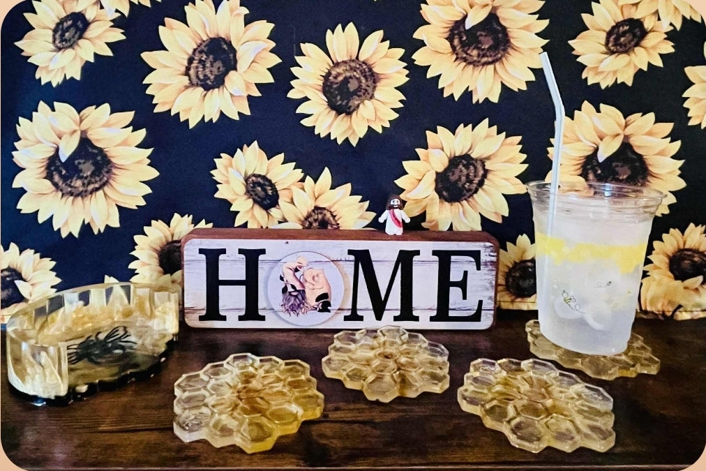 Inspired Bee Coasters 