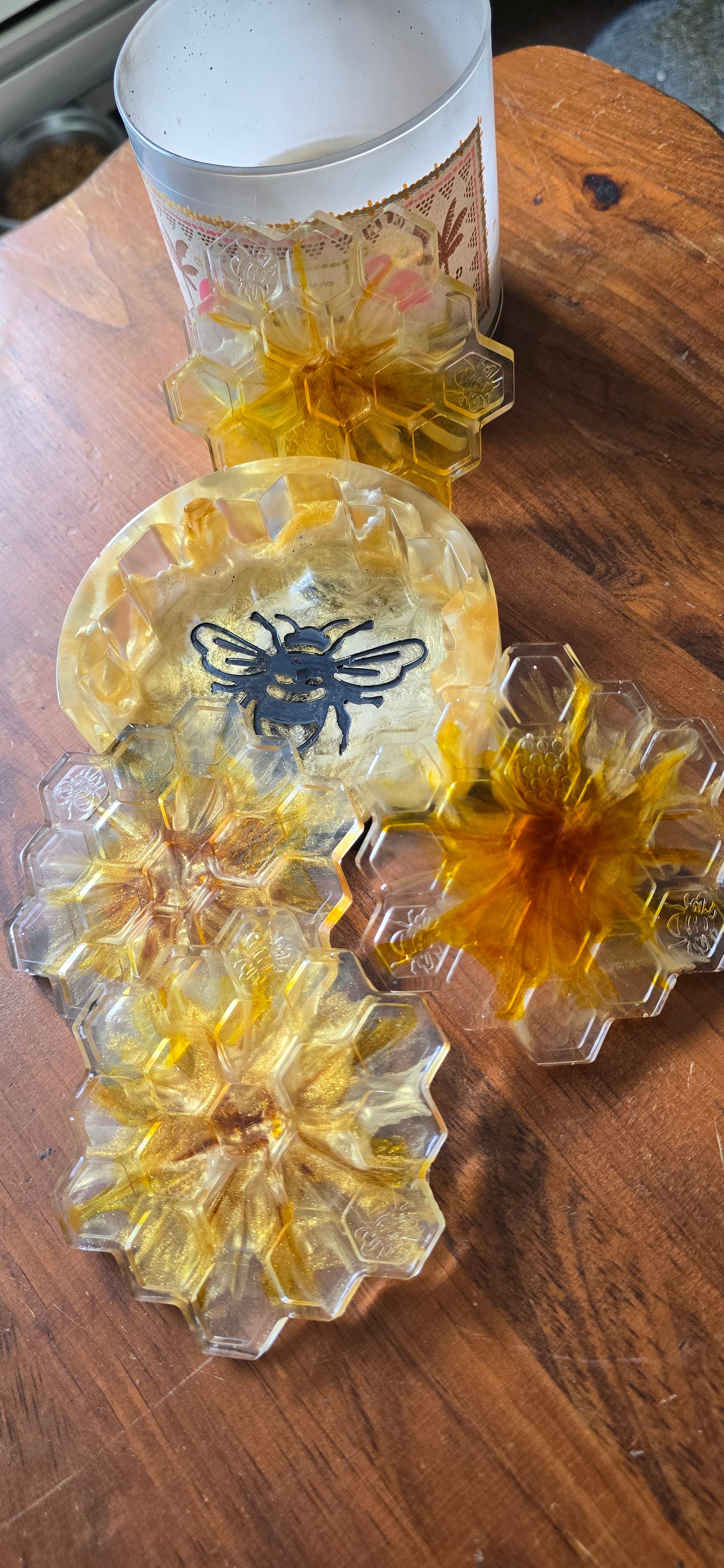 Bumblebee Coaster set