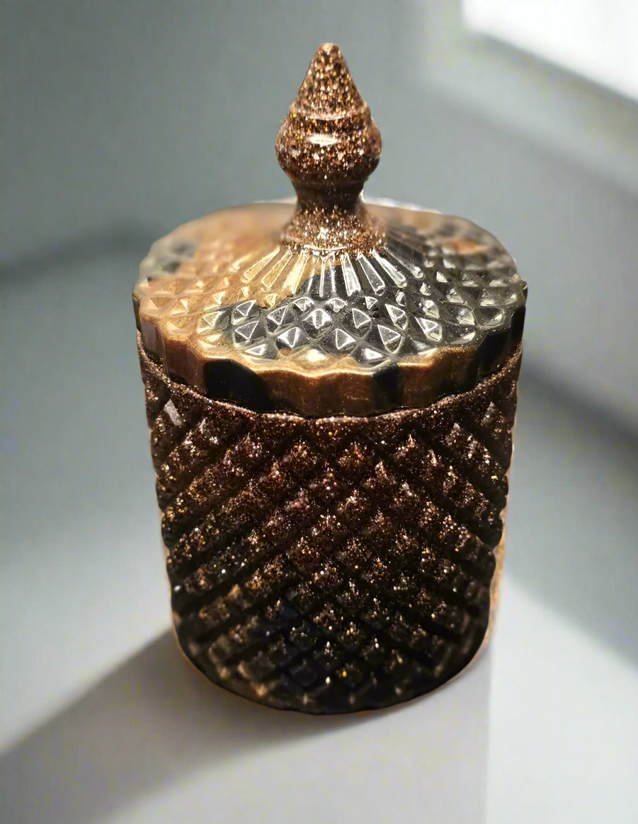 Resin Jar with Lid 