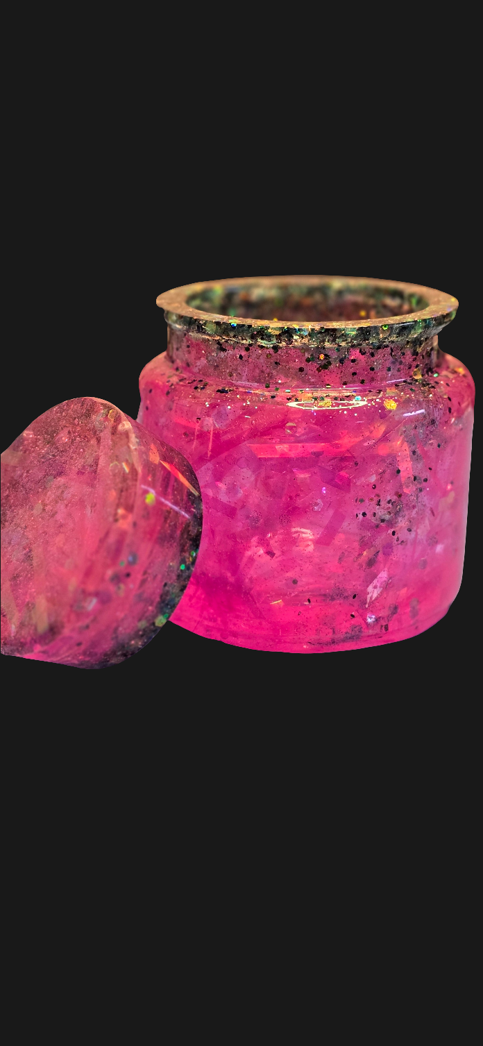 Easter Spring jar with lid 