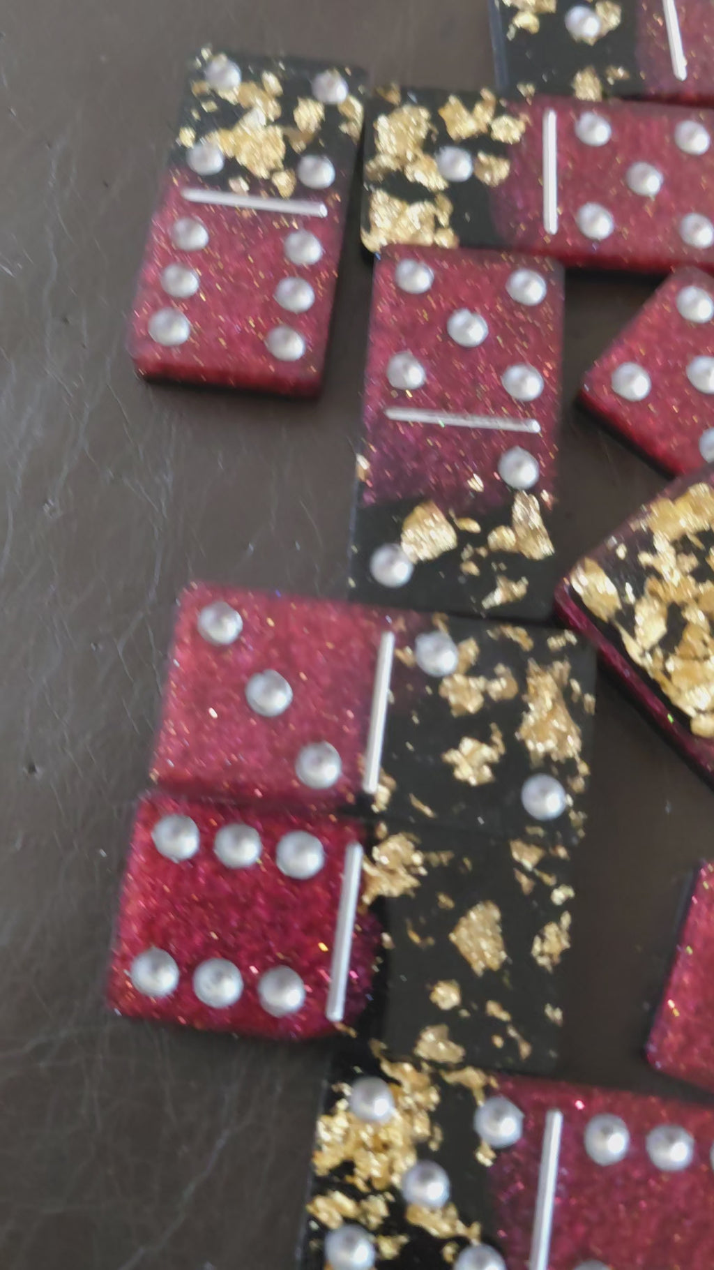 Red & Black Dominos Set